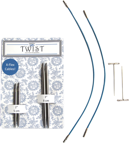 ChiaoGoo TWIST™ Shorties™ Combos - 2" & 3" (5cm & 8cm) Tips [M]