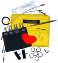 ChiaoGoo TWIST™ Yellow Shorties™ Set - 3" (8cm) Tips [L]