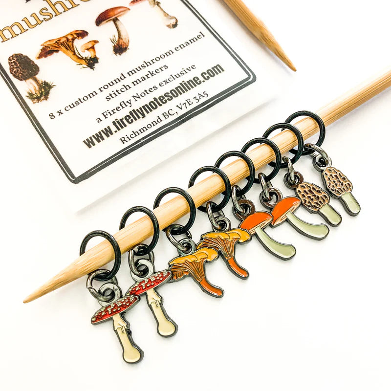 Firefly Notes Stitch Markers - Sets of 8