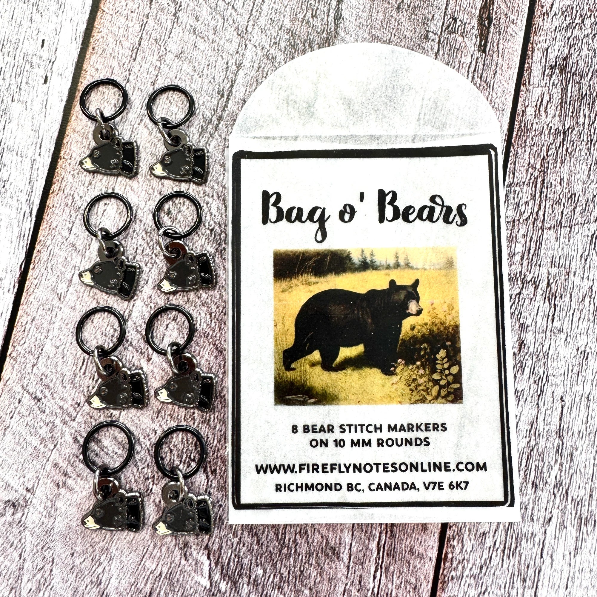 Firefly Notes Stitch Markers - Sets of 8