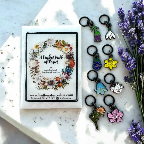 Firefly Notes Stitch Markers - Sets of 8