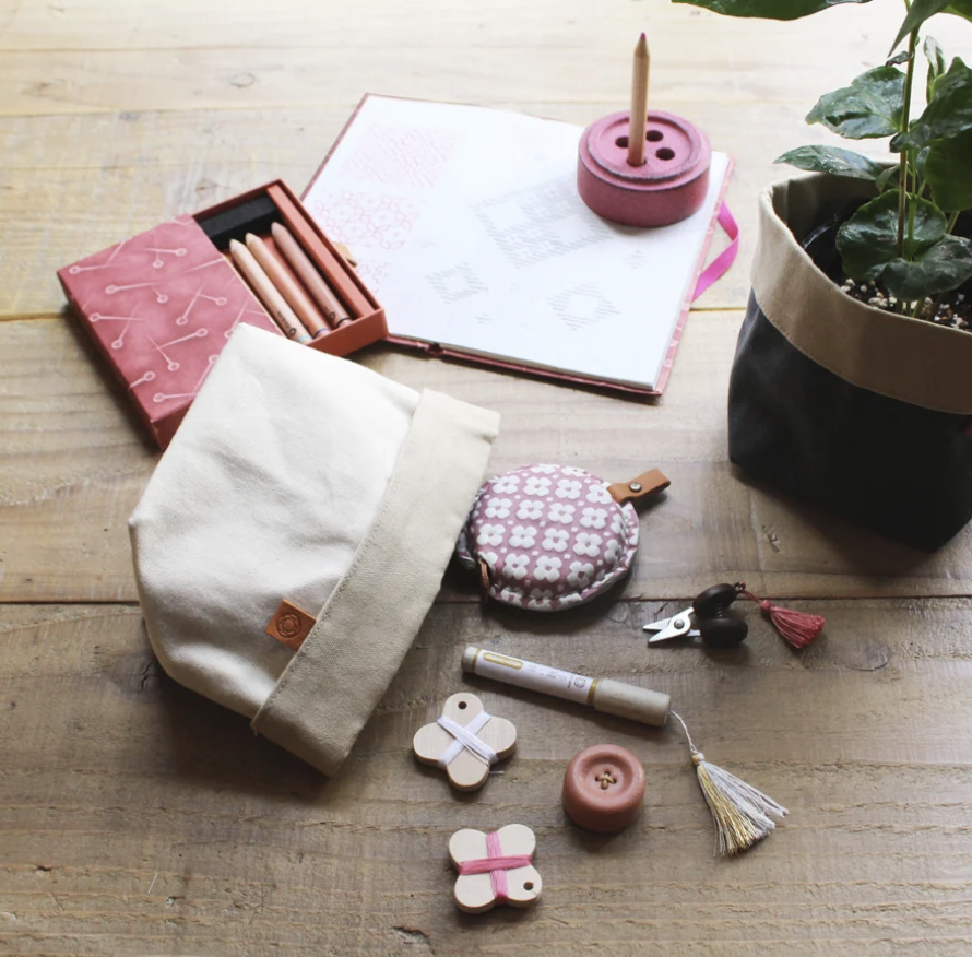 Cohana Waxed Canvas Accessory Pouch