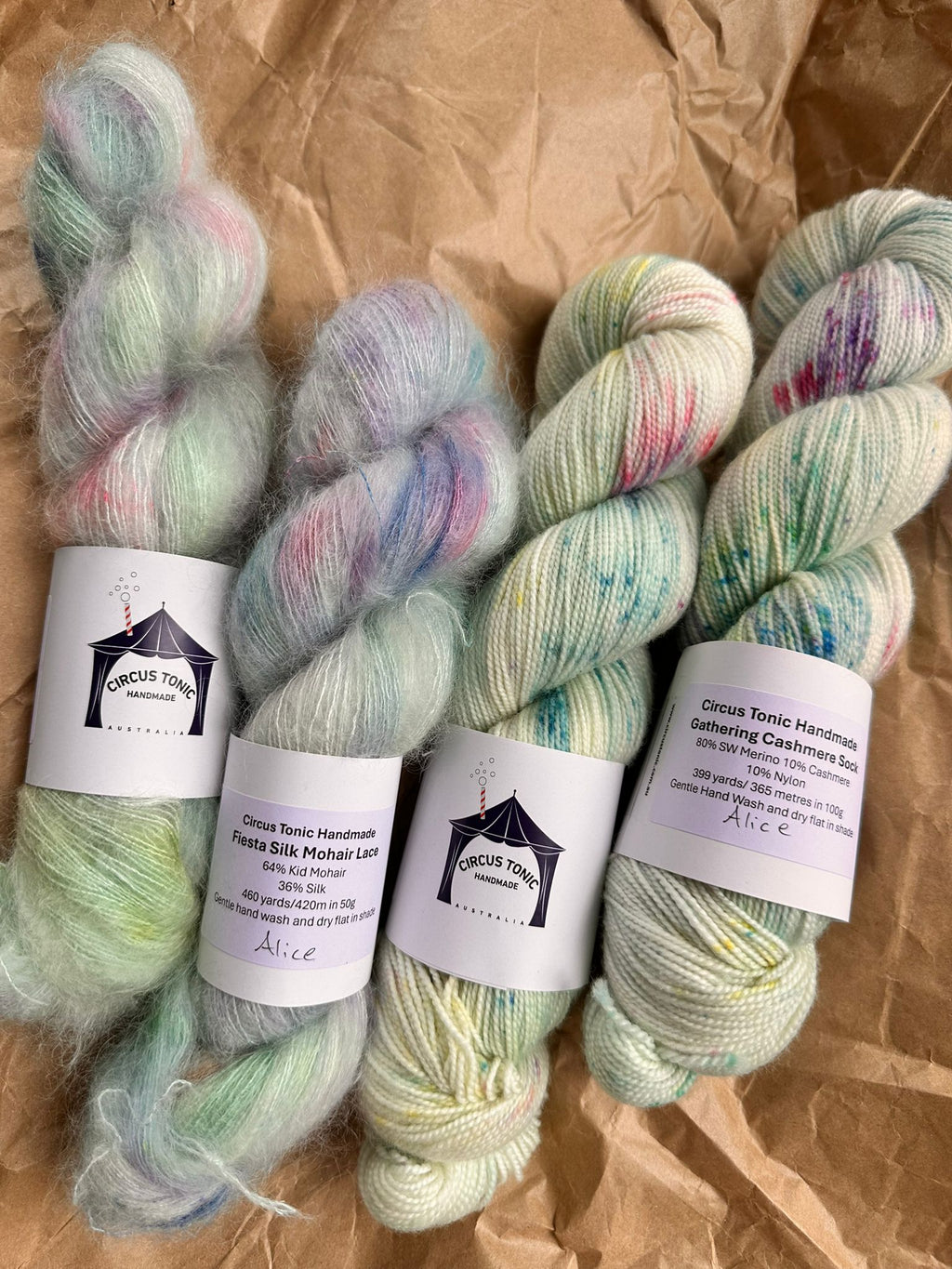 Circus Tonic Handmade Gathering Cashmere Sock