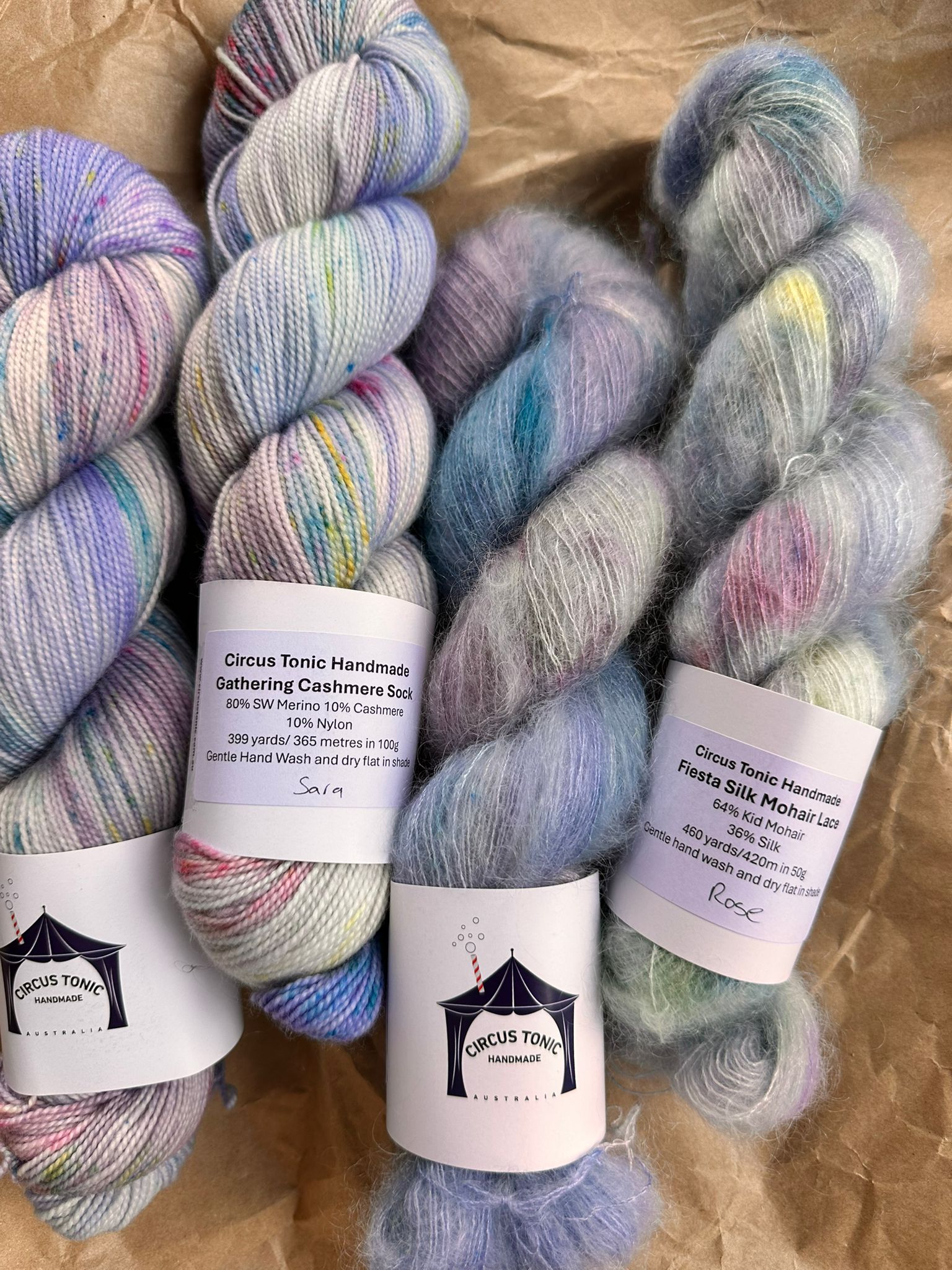 Circus Tonic Handmade Gathering Cashmere Sock