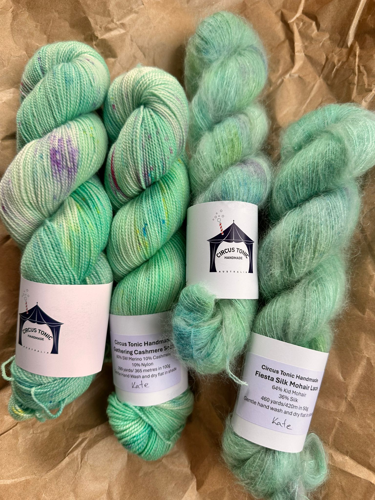 Circus Tonic Handmade Gathering Cashmere Sock