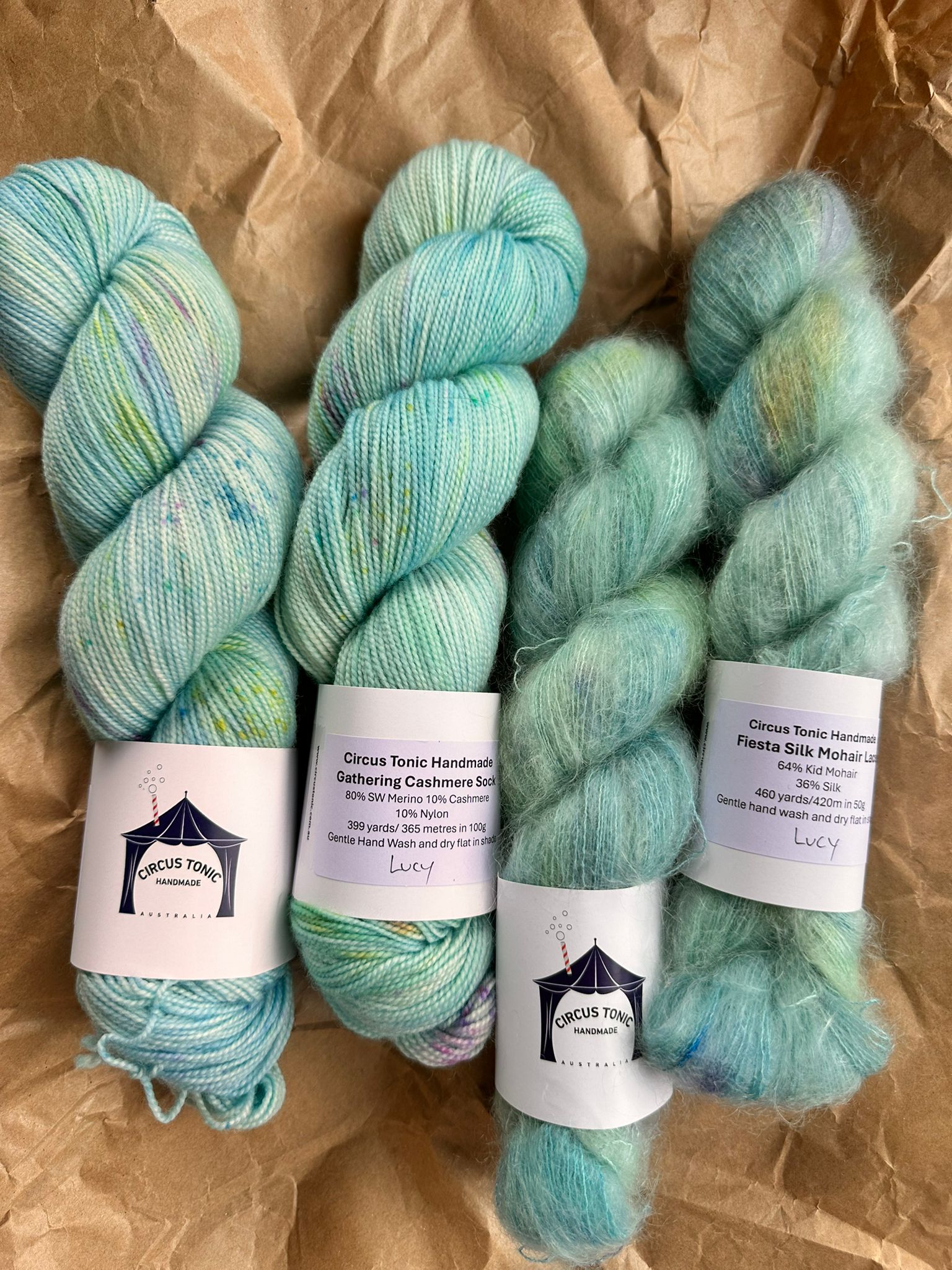 Circus Tonic Handmade Gathering Cashmere Sock