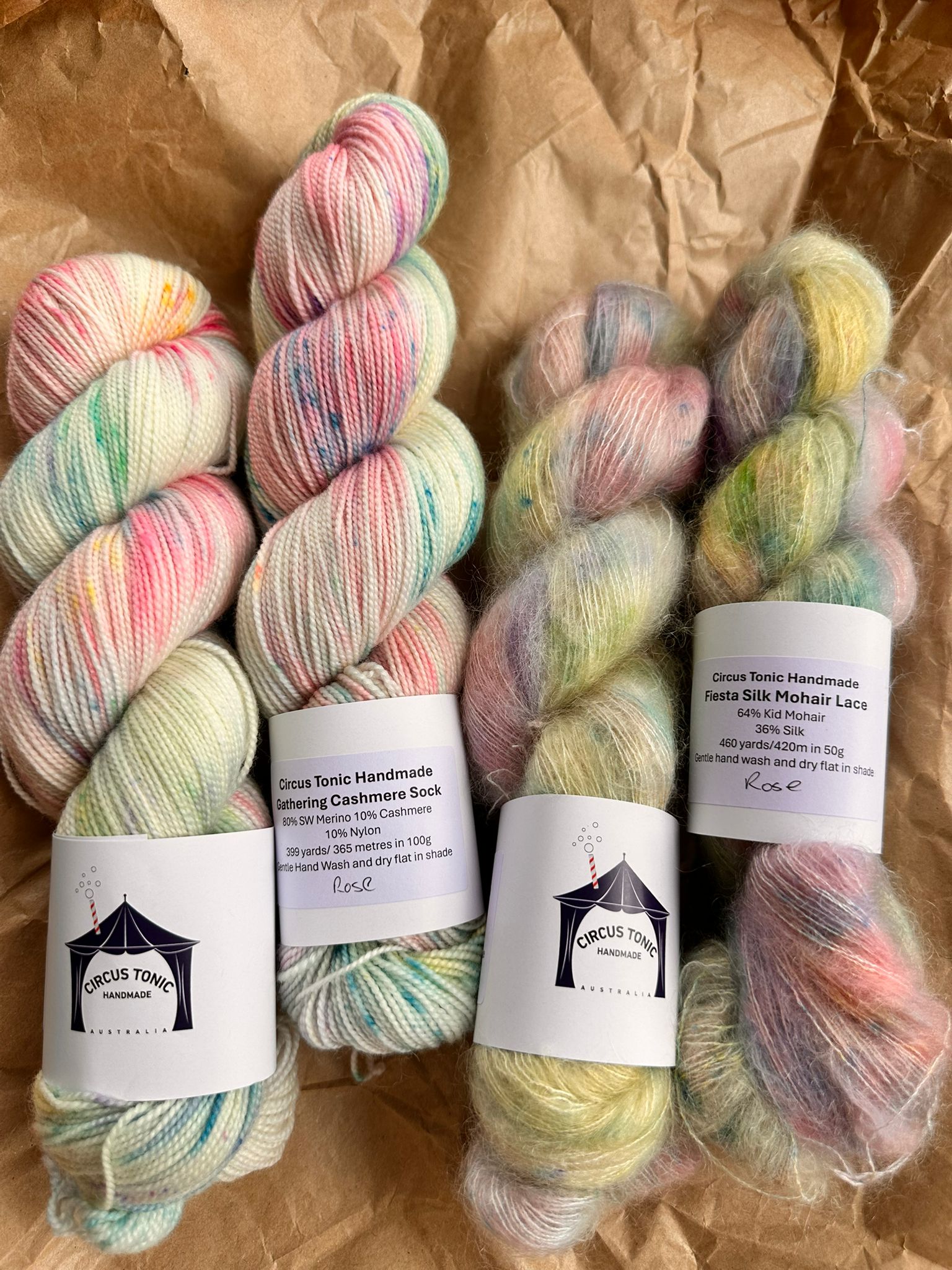 Circus Tonic Handmade Gathering Cashmere Sock