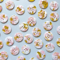 Pigeon Wishes 25mm Buttons (6 buttons)