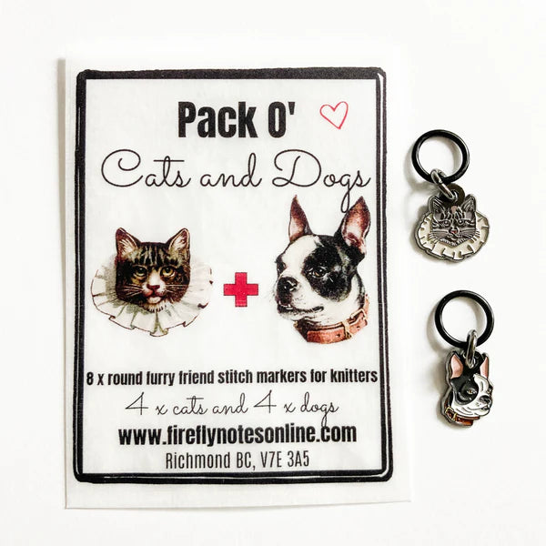 Firefly Notes Stitch Markers - Sets of 8