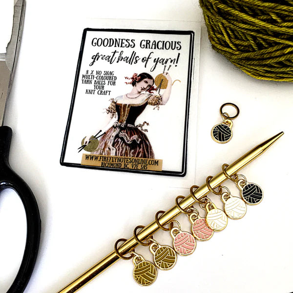 Firefly Notes Stitch Markers - Sets of 8
