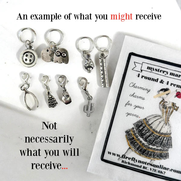 Firefly Notes Stitch Markers - Sets of 8